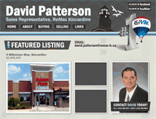 Tablet Screenshot of davidpattersonkincardine.com